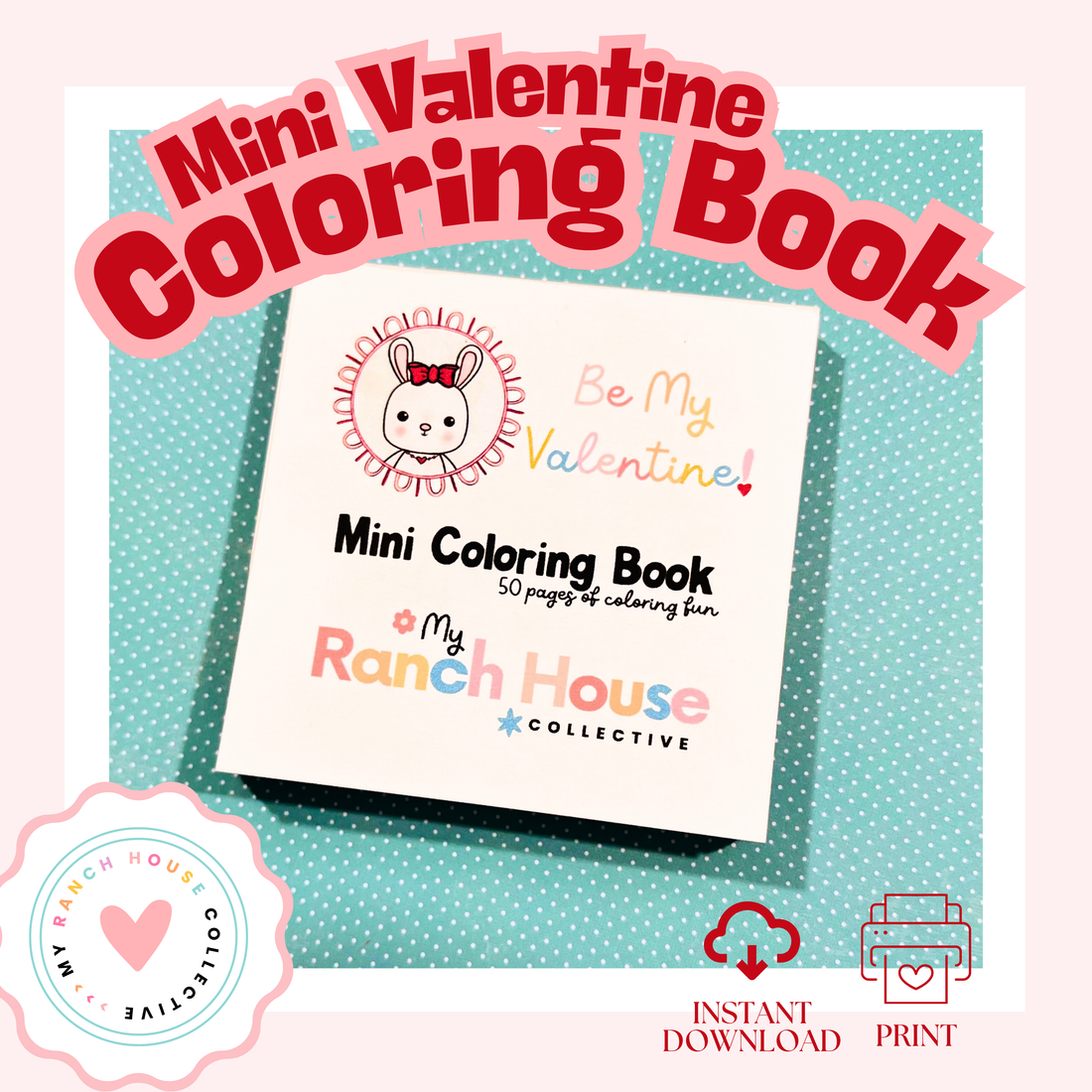 Unwind with Our Valentine's Day Bliss Mini Coloring Book